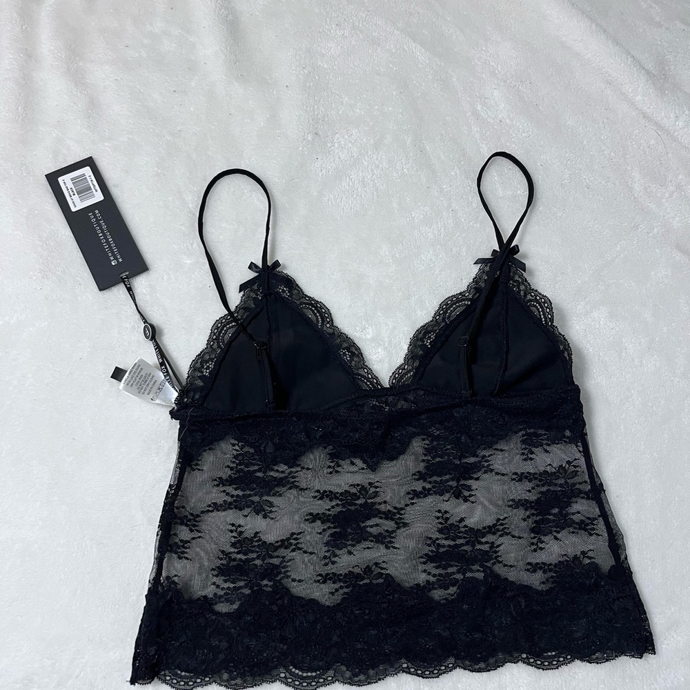 white fox lacey top